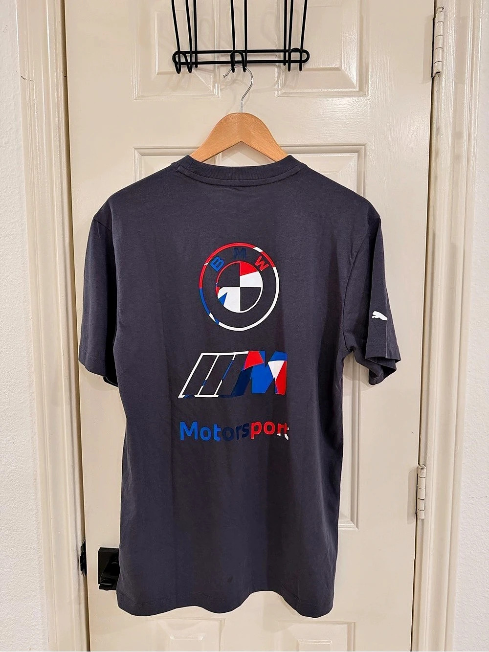 Puma BMW M Motorsport ESS Logo Tee Short Sleeve Black
